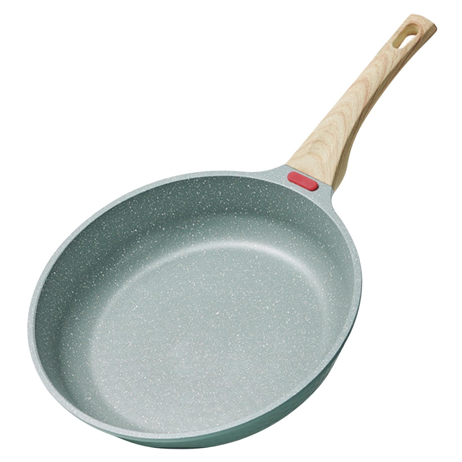 Induction Fry Pan Skillet Maifan Stone Non-stick Egg Roll Pan Frying Pan With Wood Handle Omelette 20cm Type 1