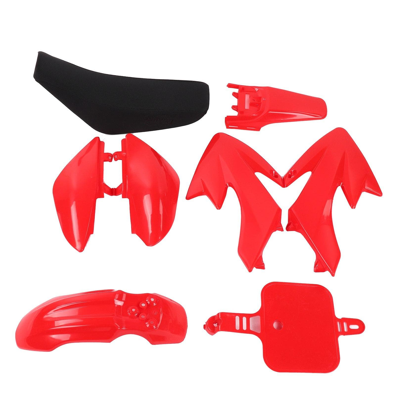 Plastic Mudguard Fender Motorcycle Seat Set Accessory Fit for Honda CRF50 4Stroke Pit Bike