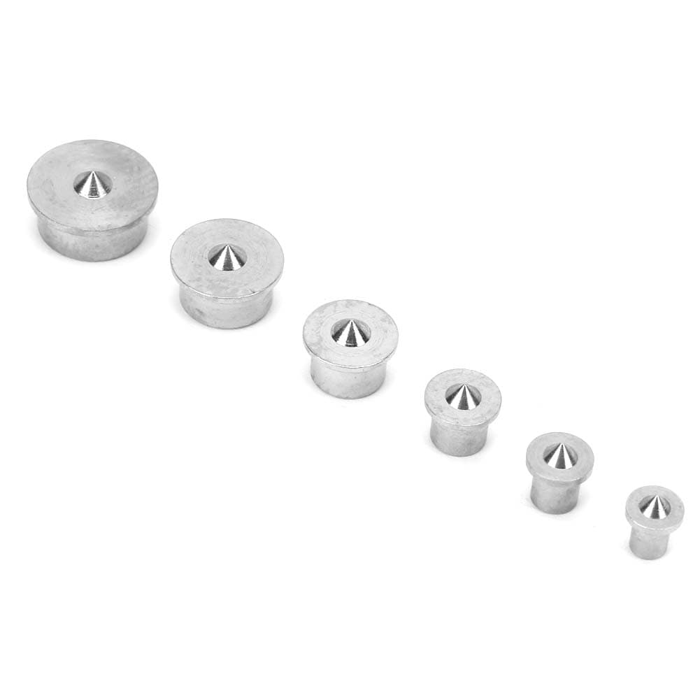 6pcs Dowel and Tenon Center Points Pin Woodworking 4mm to 12mm Tenon Center Set