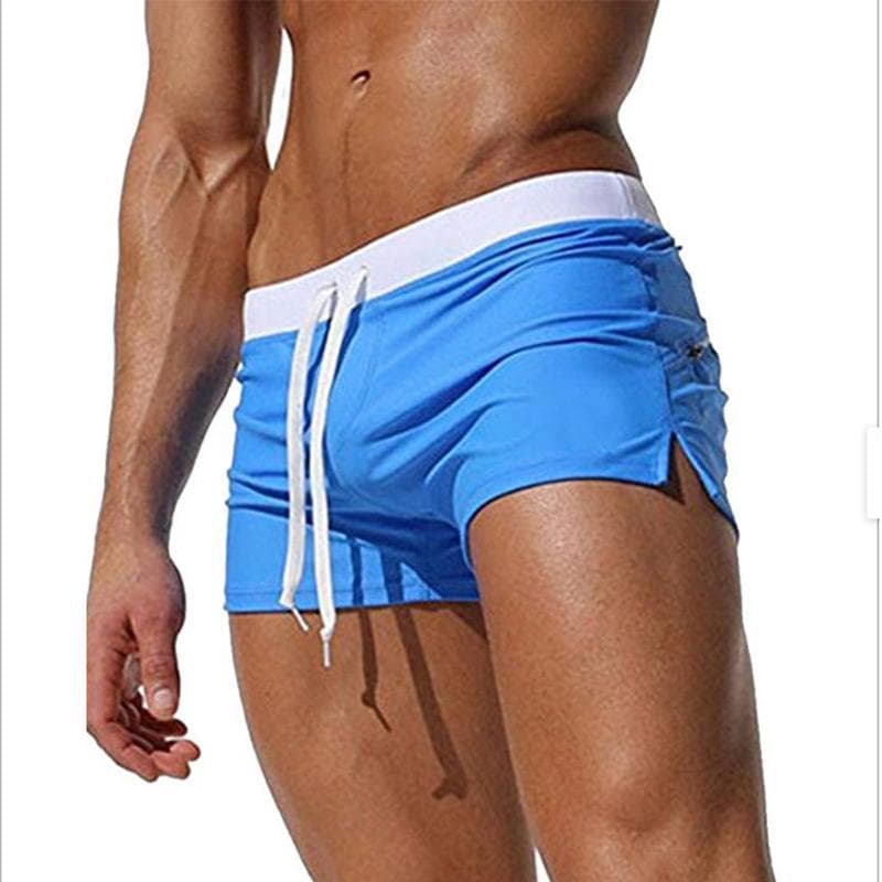 Men Swimwear Swimming Trunks Sports Wear Sexy Short Beach Pants Fashion M