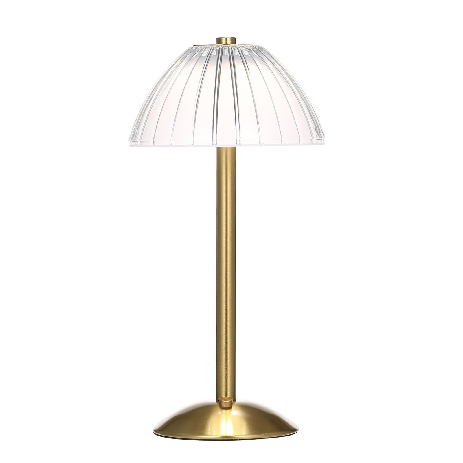 Cordless Table Lamp USB Rechargeable LED Desk Lamp with Touch Control Dimmable 3 Light Colors bronze