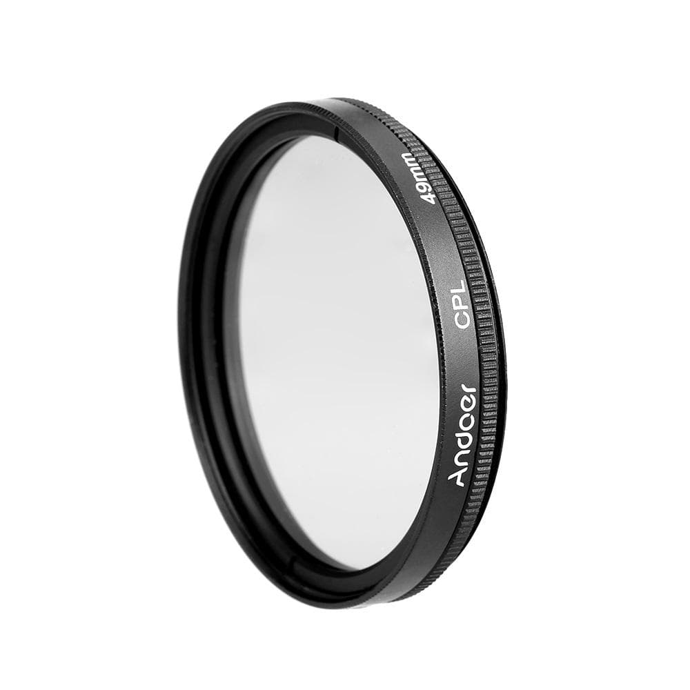 Andoer 49mm Digital Slim CPL Circular Polarizer Polarizing Glass Filter for Canon Nikon Sony DSLR 49 mm