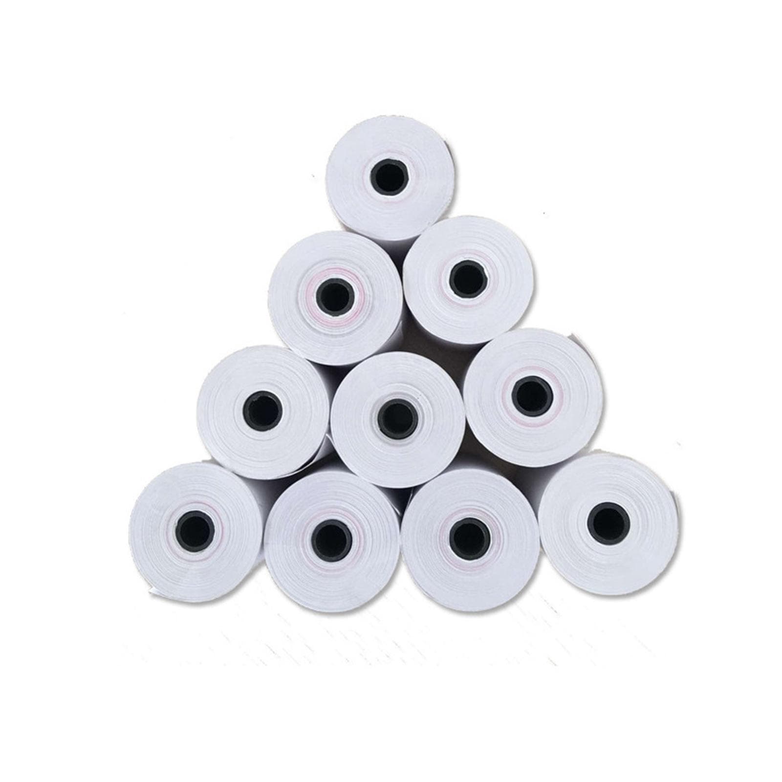 Printing Paper for 58mm Receipt Thermal Printer USB BT Mini Portable Label Printer Compatible for iOS Android Windows ESC/POS Print Commands 10 pcs