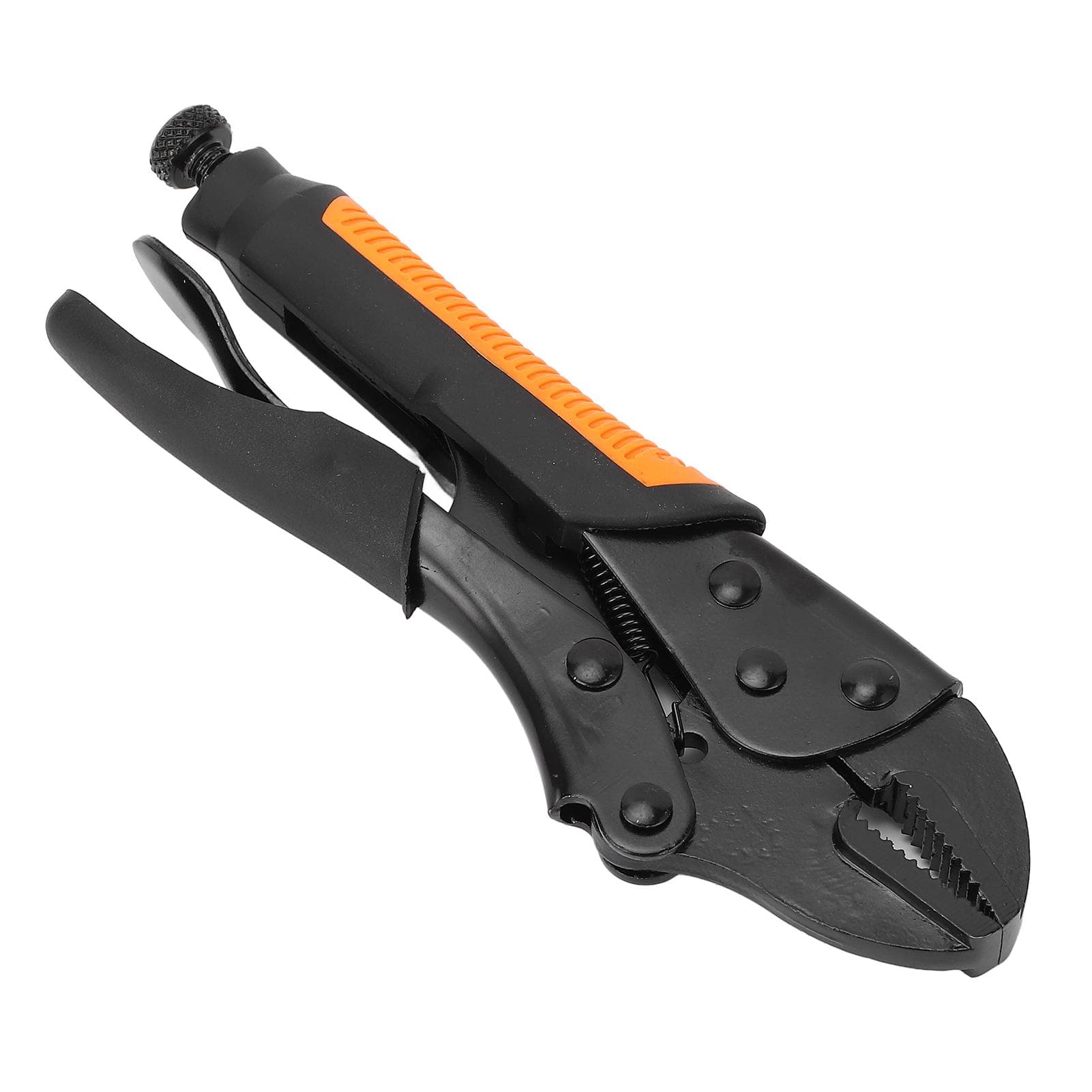 Locking Pliers Curved Jaw Wear Resistant Teeth Anti Slip Handle Portable Pliers with Adjustable