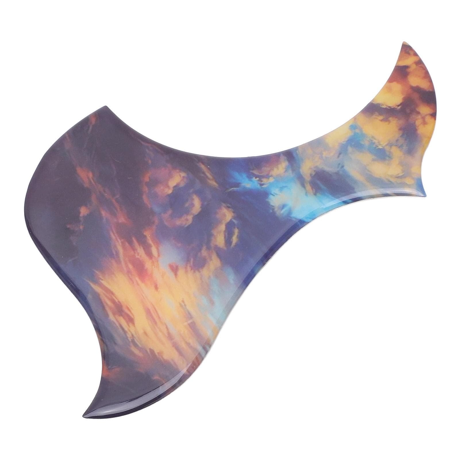 Acoustic Guitar Pickguard Protective Self Adhesive Non Scratch Sea Wave Thickened Bright Plate
