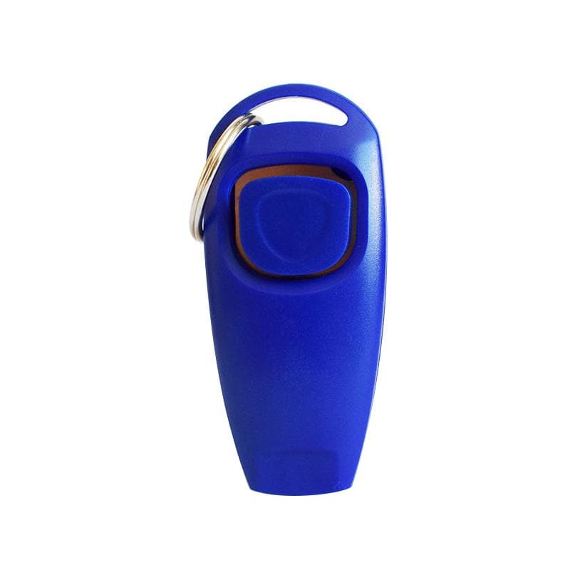 Pet Cat Dog Training Clicker Plastic Dog Click Trainer Portable Auxiliary Adjustable Sound Key Chain Dog Supplies