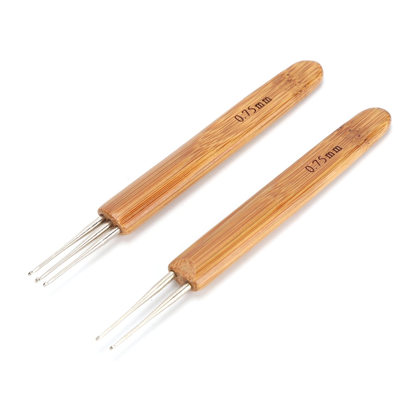Dreadlocks Crochet Kit 3 Hook 2 Hook Bamboo Shank Stainless Steel Needle Braid Hair Tools