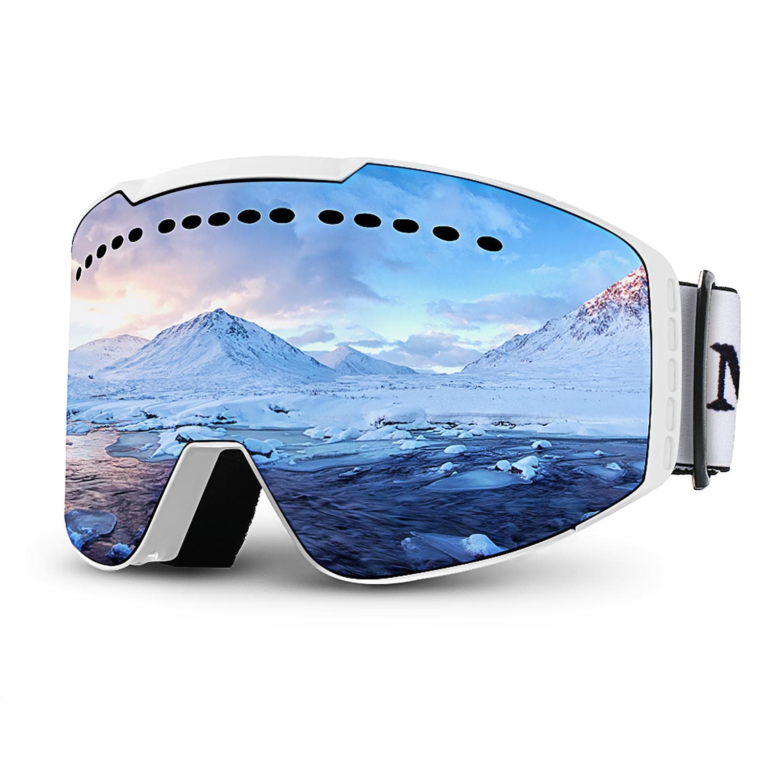 MAXJULI Ski Goggles UV Protection Anti-Fog Snowboard Goggles for Men Women Youth Winter Sports M2