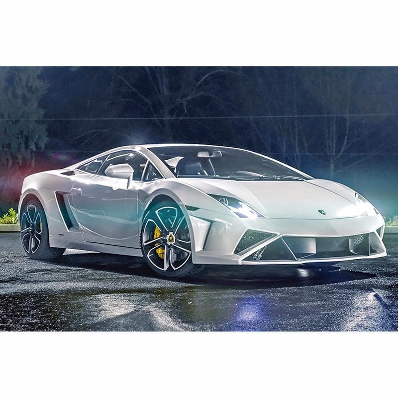 5D DIY Round Diamond Painting Car Scenery Cross Stitch 3D Diamond Landscape Diamond Embroidery 20X30CM