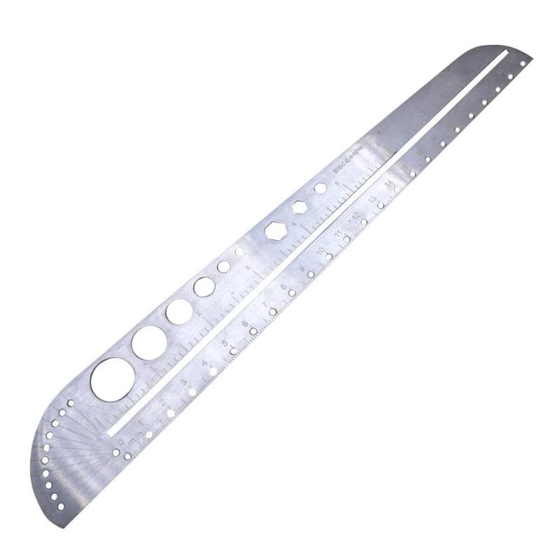 Multifunctional Stainless Steel Angle Protractor Ruler Degree Measuring Tool Kawaii School Supplies