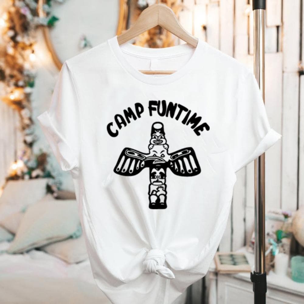 Camp Funtime T Shirt Debbie Harry Shirt Deborah T-Shirt 70s Classic Rock Tshirt Vintage Punk Disco T-Shirts Graphic Tee S white