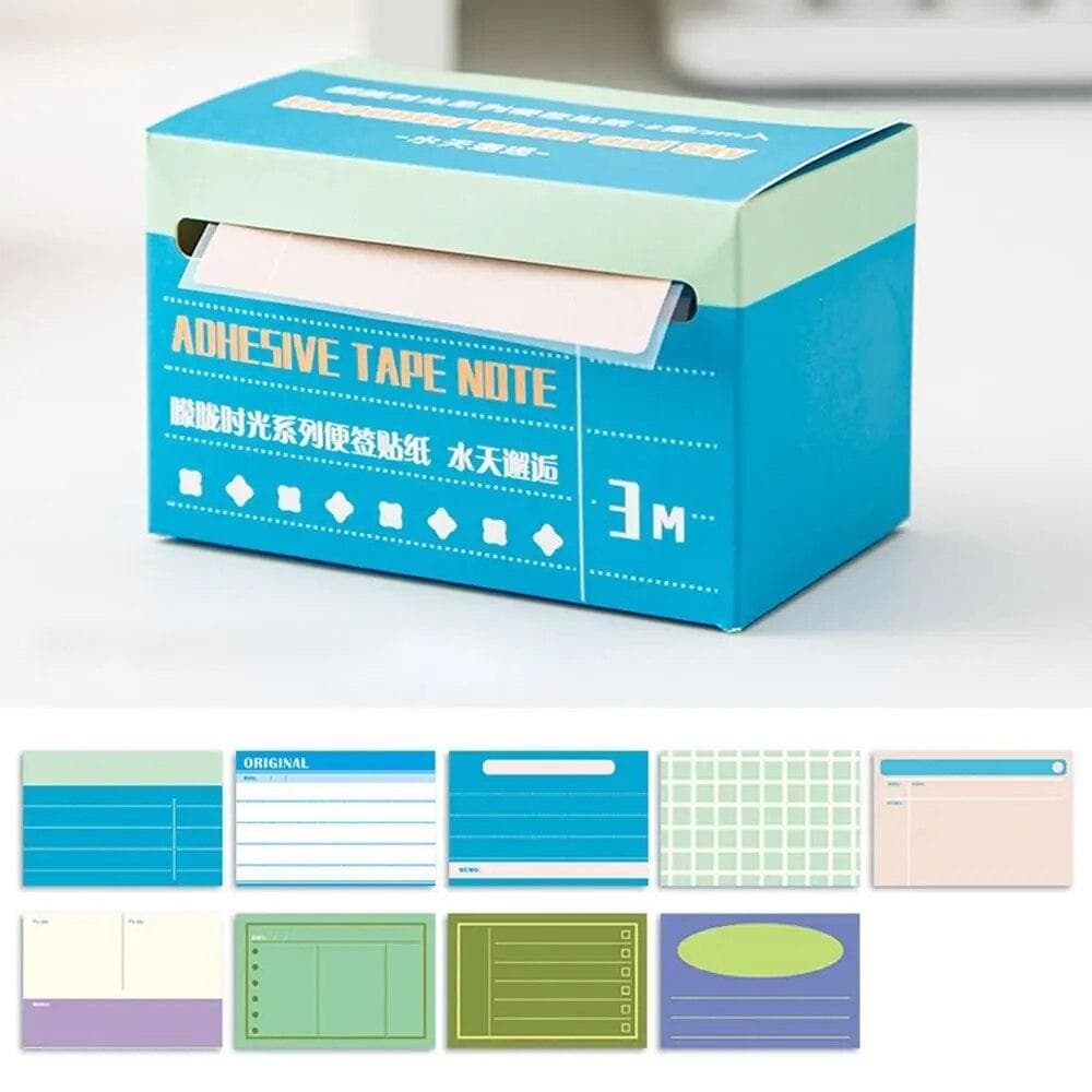 3M Pull Out Design Sticky Memo Note Creative Notepad Paper Message Paper Journal Agenda Study Pocket Book
