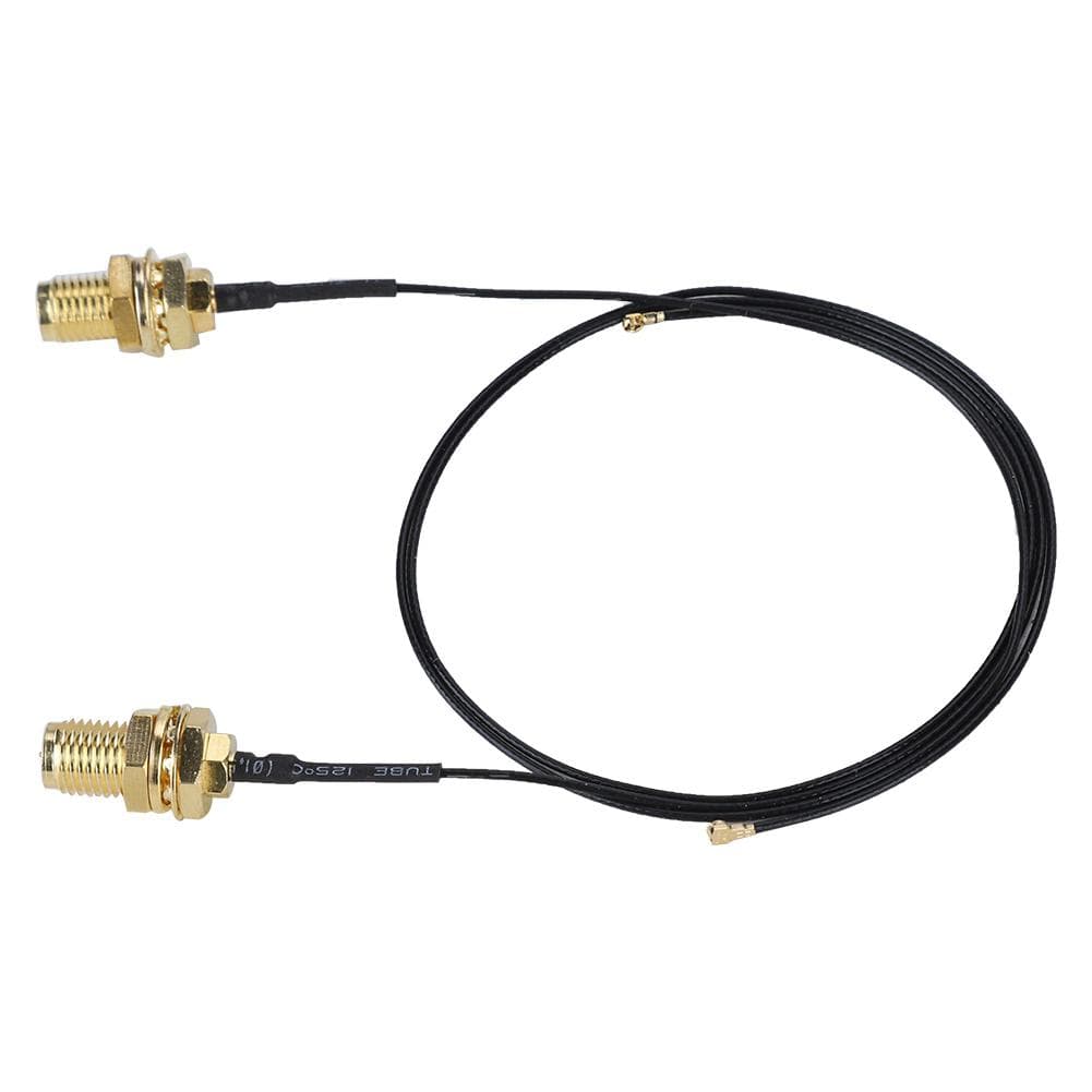 2Pcs WiFi Antenna Extension Cable to RP SMA Male NGFf M. 2 Connector Cable Wire Line Cord 31cm