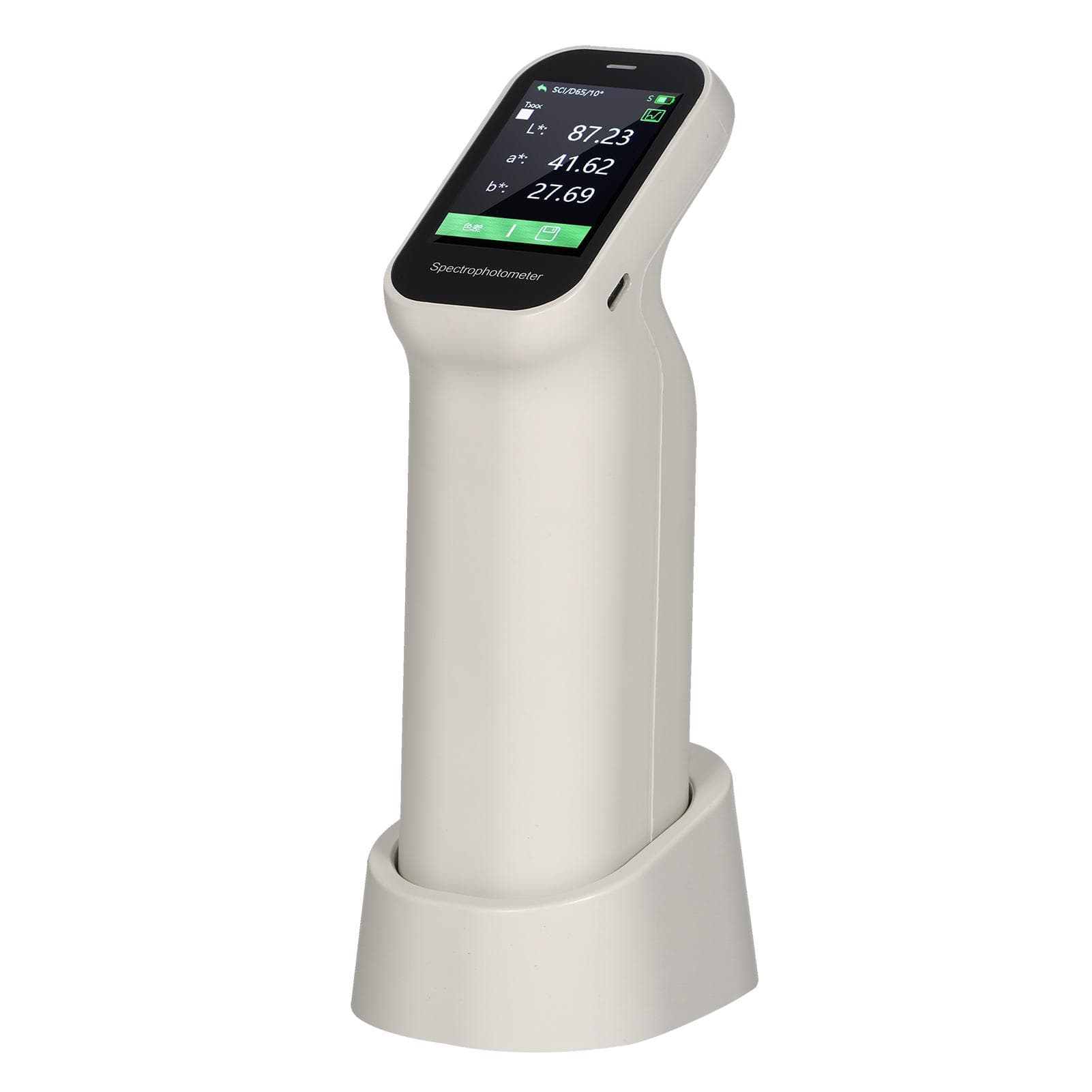 Portable Rechargeable Colorimeter Chromometer Handheld Spectrophotometer Color Meter Auto grey
