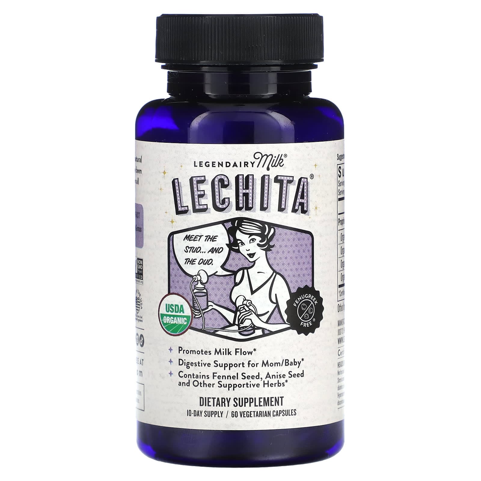Legendairy Milk, Lechita, 60 Veggie Capsules