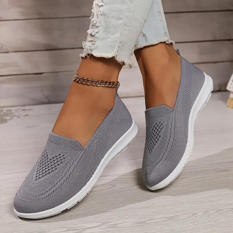 Women's Large-sized Casual Shoes, Old Beijing Cloth Shoes, and Women's Sports Shoes 41 grey