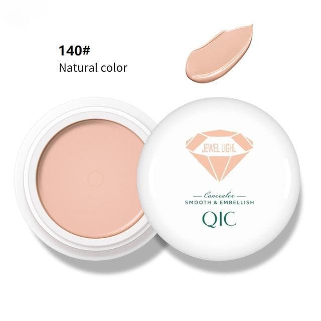 High Coverage Concealer Corrector Anti Dark Circle Freckle Waterproof Foundation BB Cream for Face Makeup Base Cosmetic Product 140# Natural Skin Tones