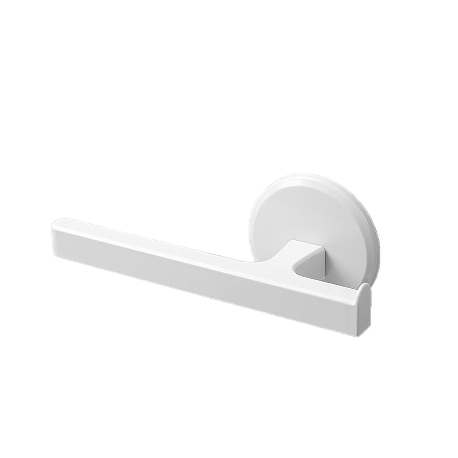 T Shaped Towel Rack Simple Free Punching Wall Mounted Towel Hanger for Bathroom ToiletWhite white