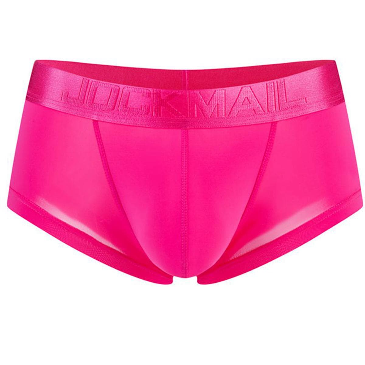 Boxer JOCKMAIL Low Waist Solid Colour Microfibre Men's Underwear Sports Breathable Trunks XL pink