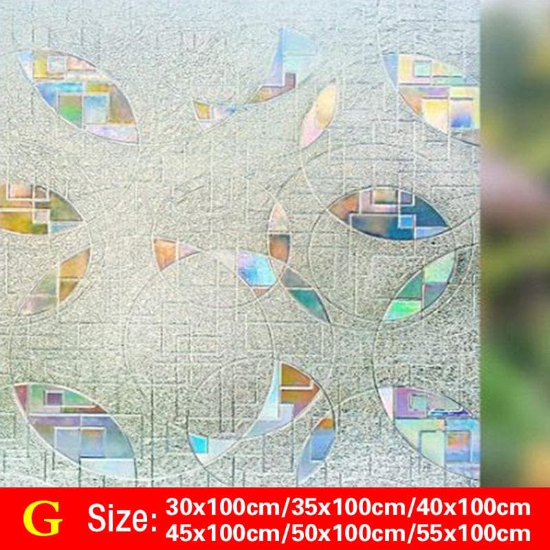 Waterproof PVC Frosted Glass Window Privacy Film Sticker Bedroom Bathroom Self Adhesive Film Home Decorative 40x100cm