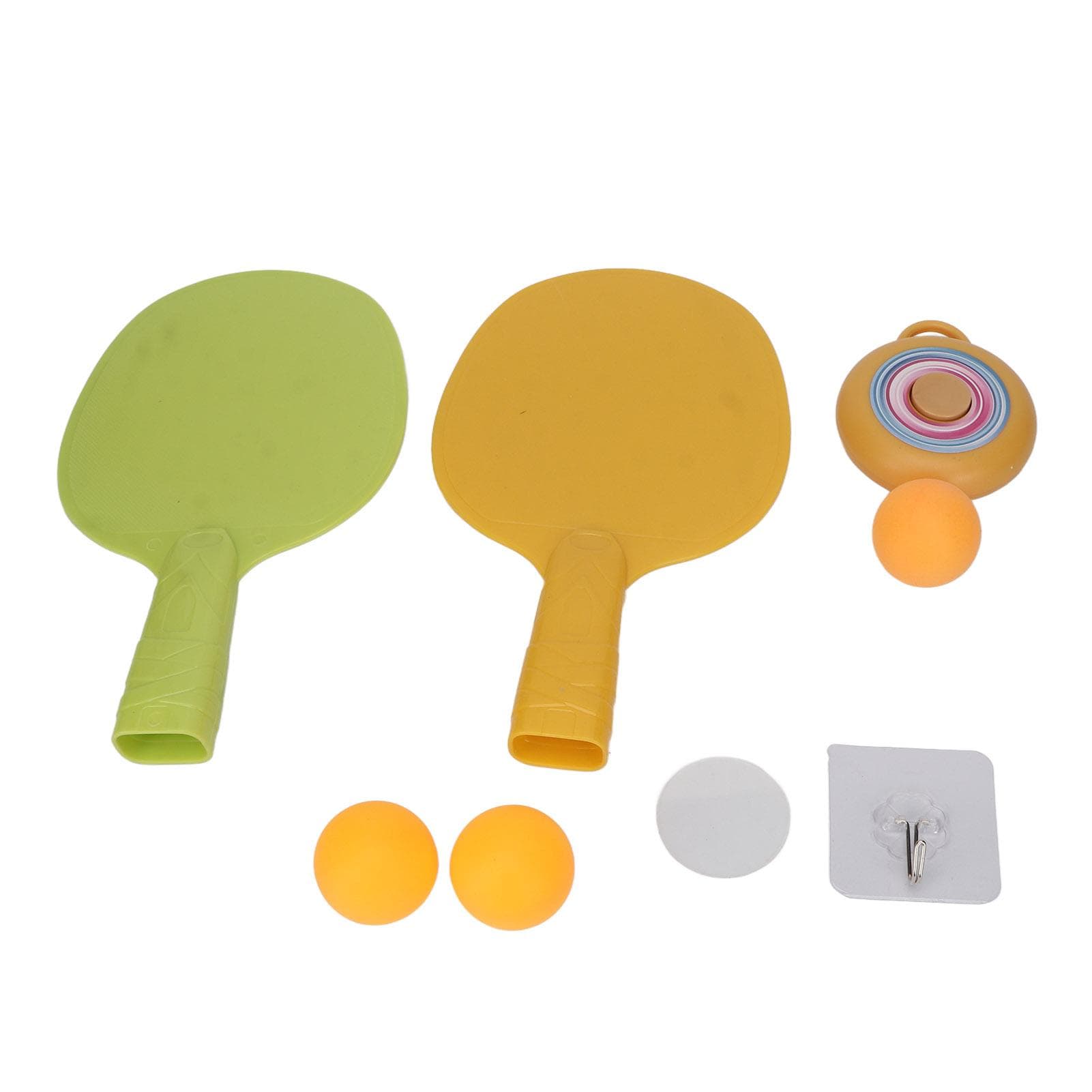 Indoor Hanging Table Tennis Hand Eye Coordination Toy 2 Racket Hanging Pingpong Trainer for