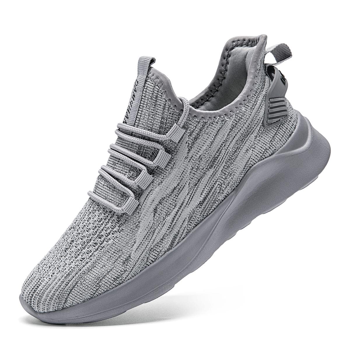 Fujeak Men Casual Shoes Fashion Breathable Walking Mesh Flat Shoes Unsex Running Sports Shoes Couple Footwear Women Sneakers 46