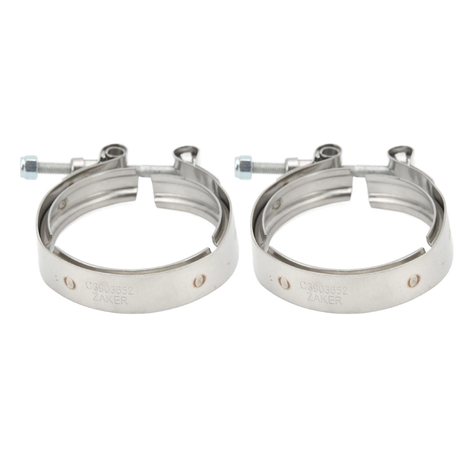 2PCS Turbo Exhaust Outlet V Band Clamp 3903652 Replacement for Dodge for Cummins 5.9L 6bt 1989?2002
