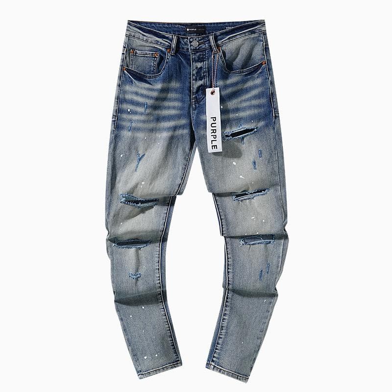 RogueWave Blue Ripped Jeans High Street Casual Pants 34