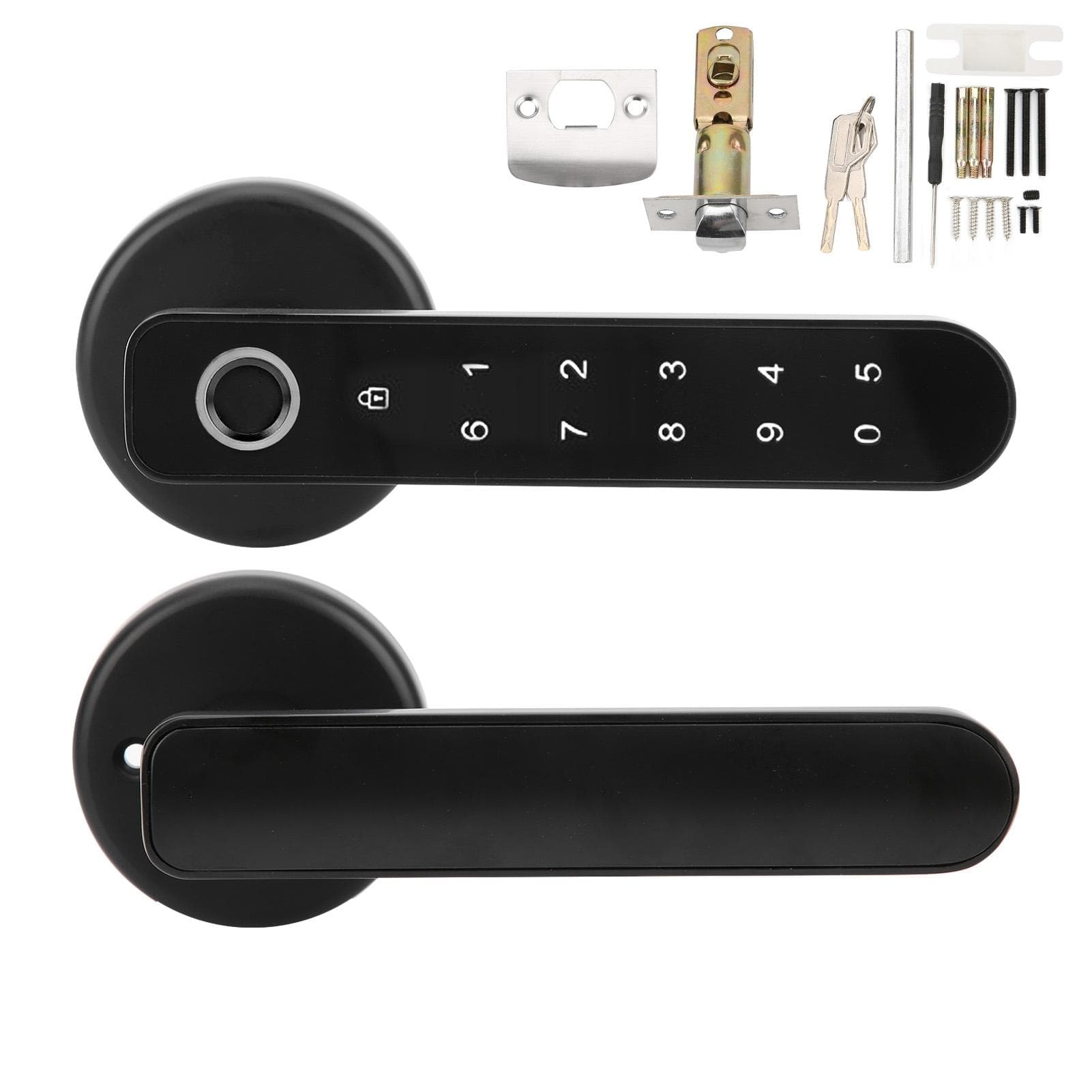 Smart Fingerprint Door Lock Biometric 3in1 with Password Keypad Emergency Key for Home Security