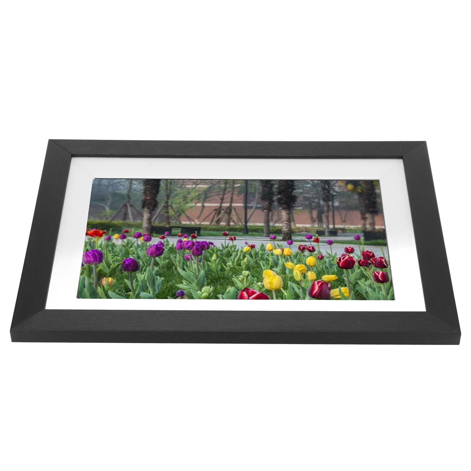 WiFi Digital Picture Frame 10.1in HD IPS Touch Screen Digital Photo Frame Share Photos Remotely Via EU Plug