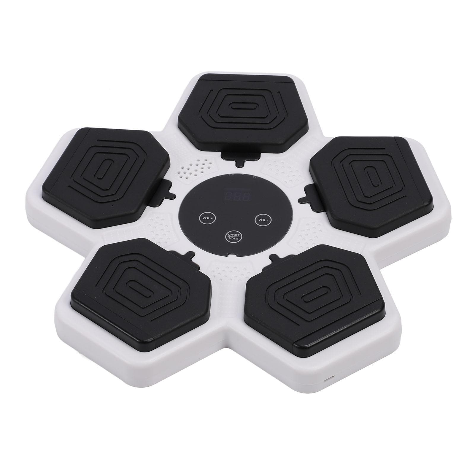 Smart Music Punching Target 5 Targets 5 Modes 15 Volume Levels Button Control Music Boxing Machine white