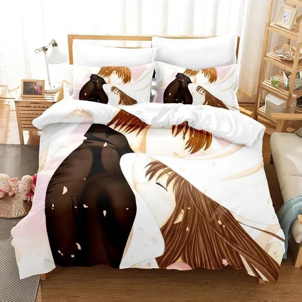 3D Print Anime Personality Fruits Basket Bedding Set Single Twin Full Queen King Size Bed Set Adult Kid Bedroom Duvet cover Sets 70x133cm 2pcs