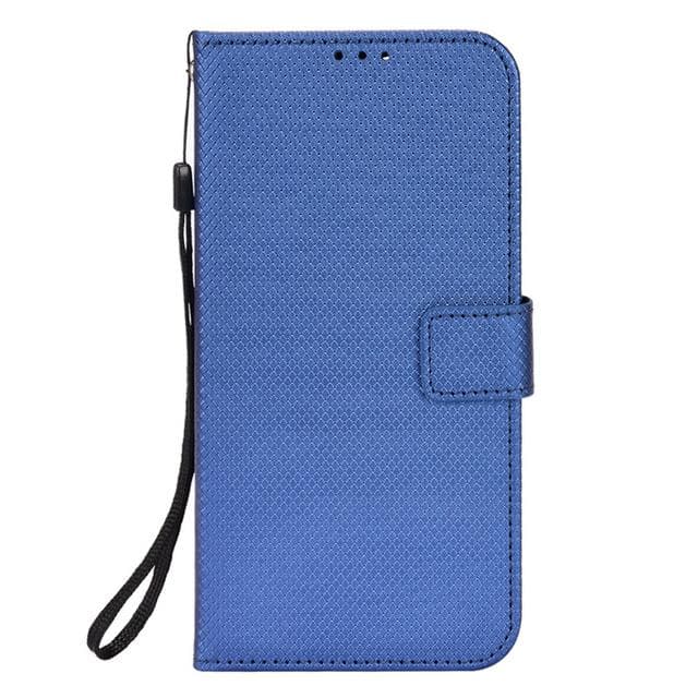 Flip Wallet Case for TCL 408 405 406 40 30 XL 40 30 SE 305 306 30Plus Magnetic Leather Book Cover Phone Bags For TCL 403 blue