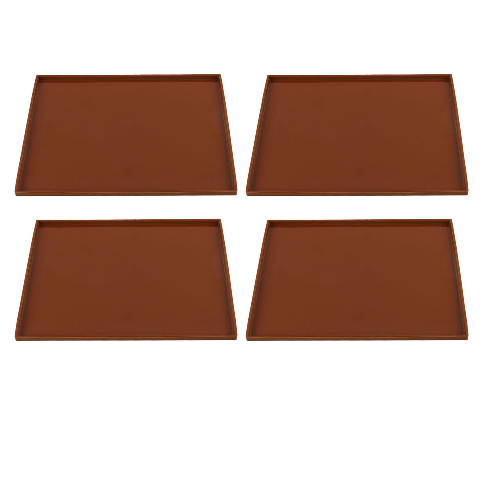 4Pcs Silicone Dehydrator Mats Food Grade High Temperature Resistance Prevent Sticking Fruit coffee