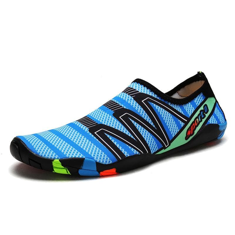 Outdoor Shoes Swim Slipper on Surf Aqua Shoes Skin Sock Striped Shoes Ligh Weight Couples Sea Shoes 44