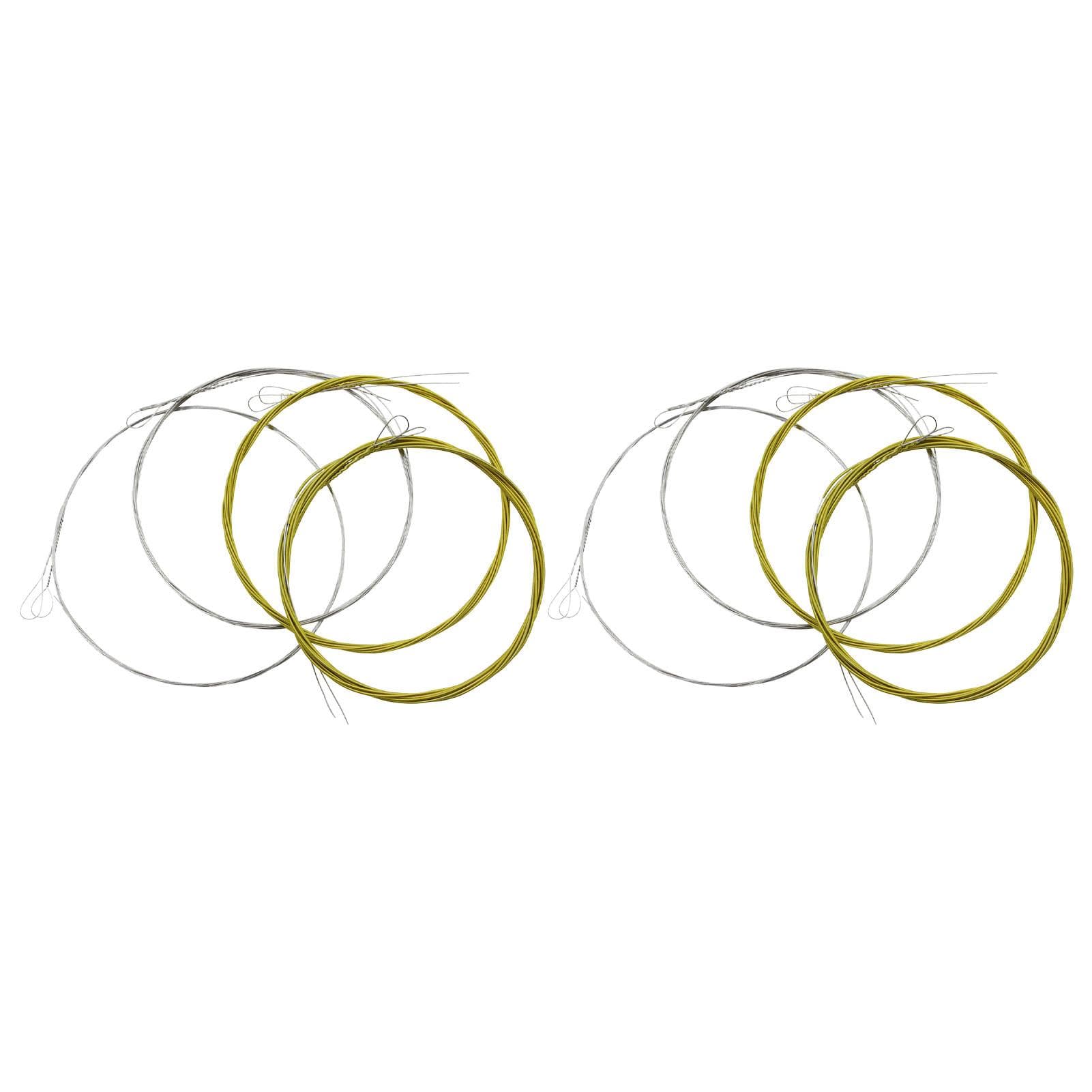 8Pcs Mandolin Strings Set Assortment Stainless Steel Replacement Parts Accessories for Players