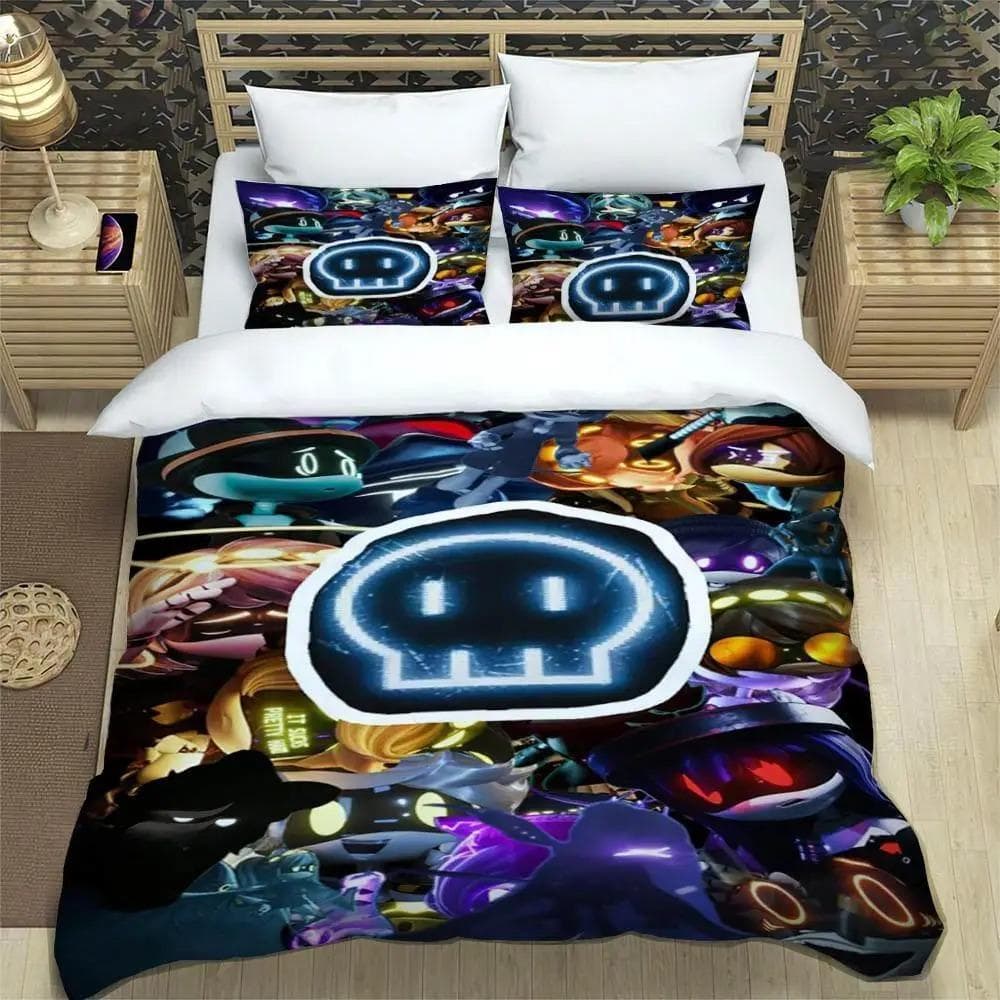 Murder Drones Cartoon Printed Bedding Sets exquisite bed supplies set duvet cover bed comforter set bedding luxury birthday gift 70x133cm 2pcs