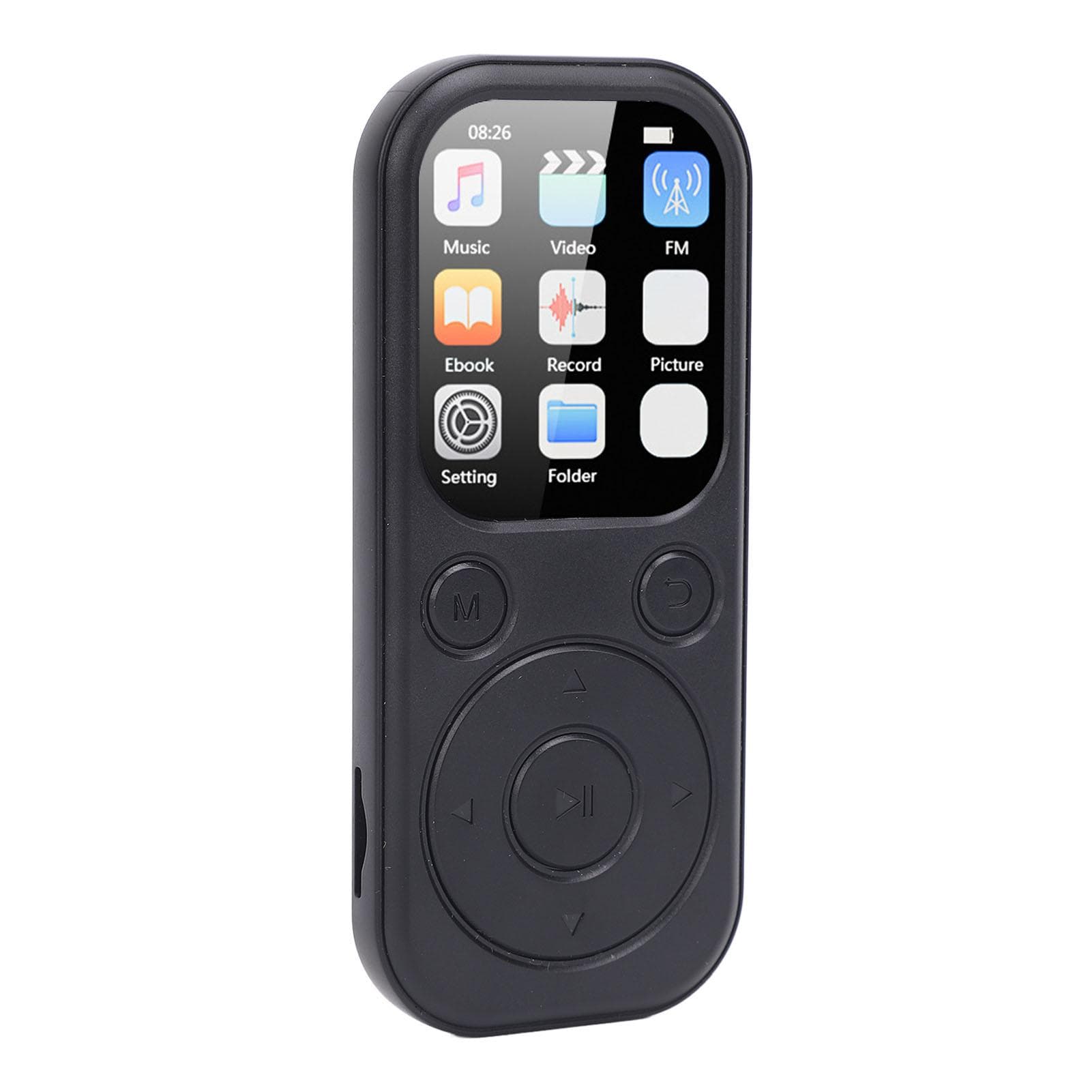 Bluetooth 5.4 MP3 Player Supports 128GB Memory Card HiFi Sound Quality 2.01 Inch IPS Screen