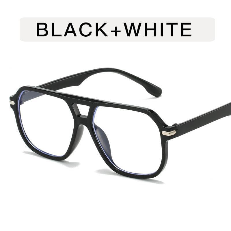 Women Retro Jelly Color Square Sunglasses UV400 Protection Outdoor Ocean Slice Double Beam Sun Glasses Goggles Eyewear 1PC