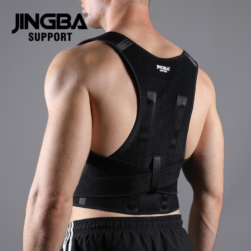 Adjustable Back Posture Corrector Belt Anti-Camel Orthopedic Support for Sitting Posture Correction Comfortable Design M black