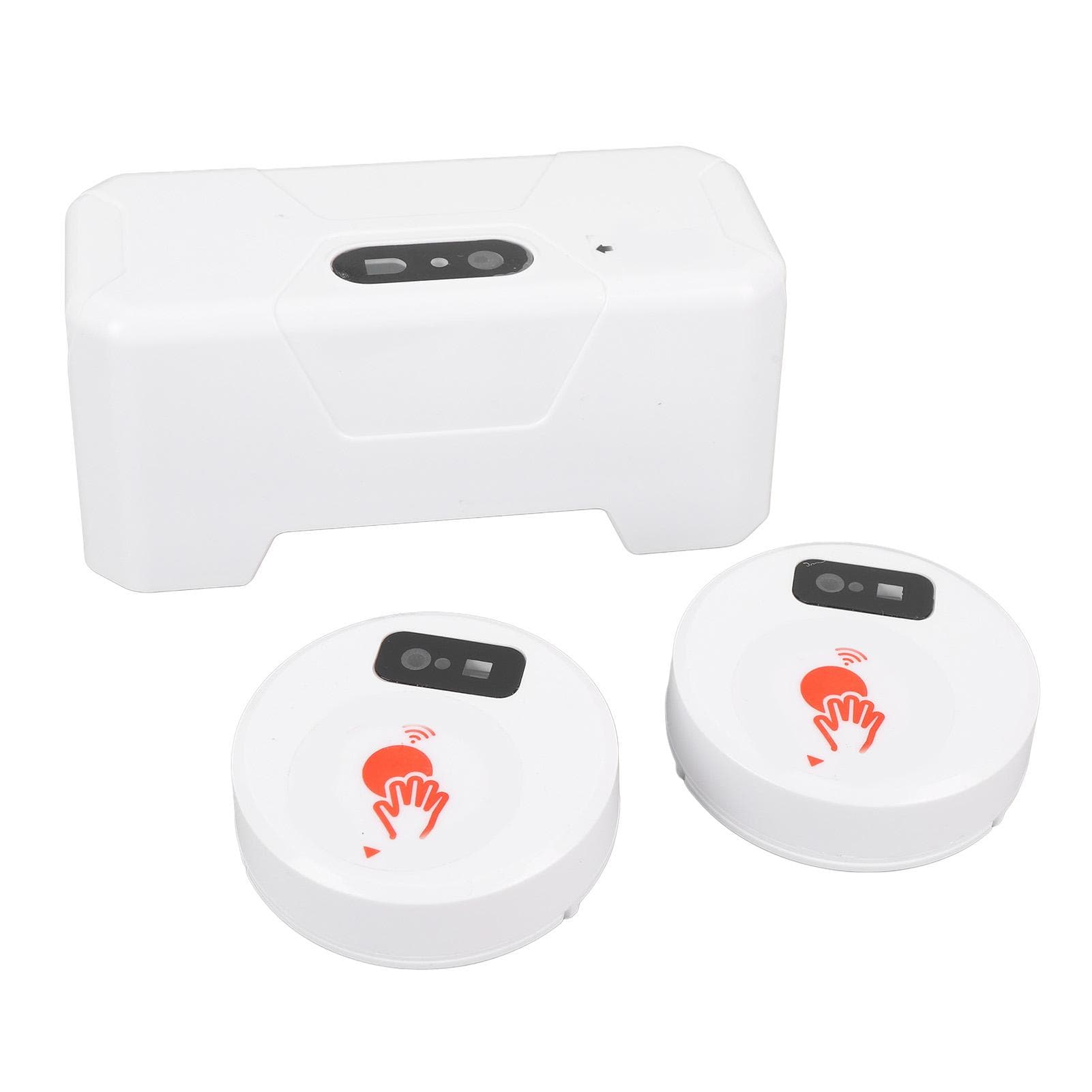 Electric Toilet Sensor Flush Kit with 2 Sensors 1800mAh Push Type Flush Automatic Touchless