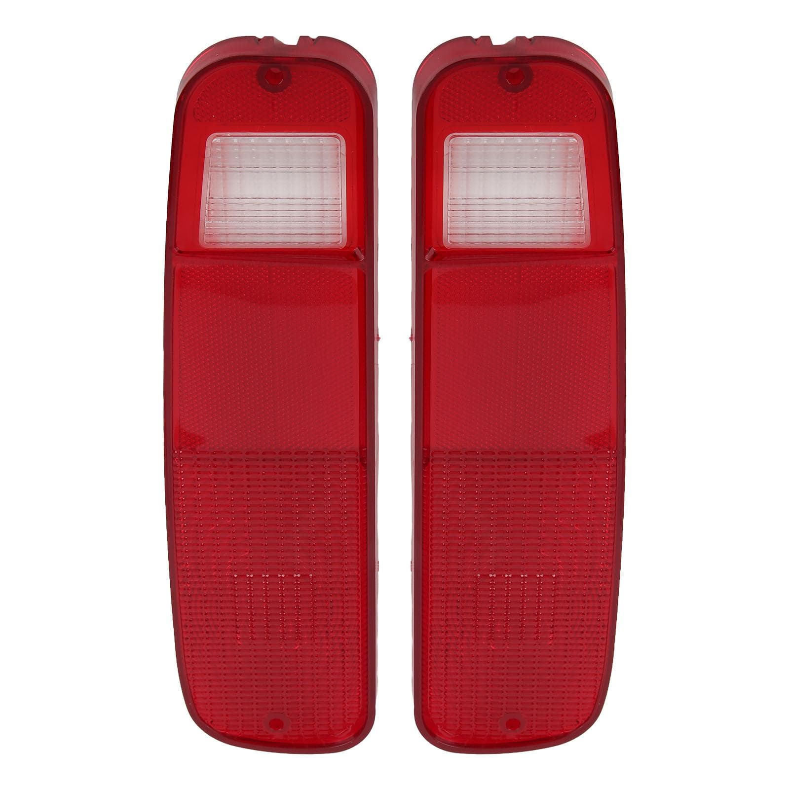 2PCS Tail Light Housing 73F SET Red Tail Light Cover Replacement for Ford Econoline Vans 1975?1991