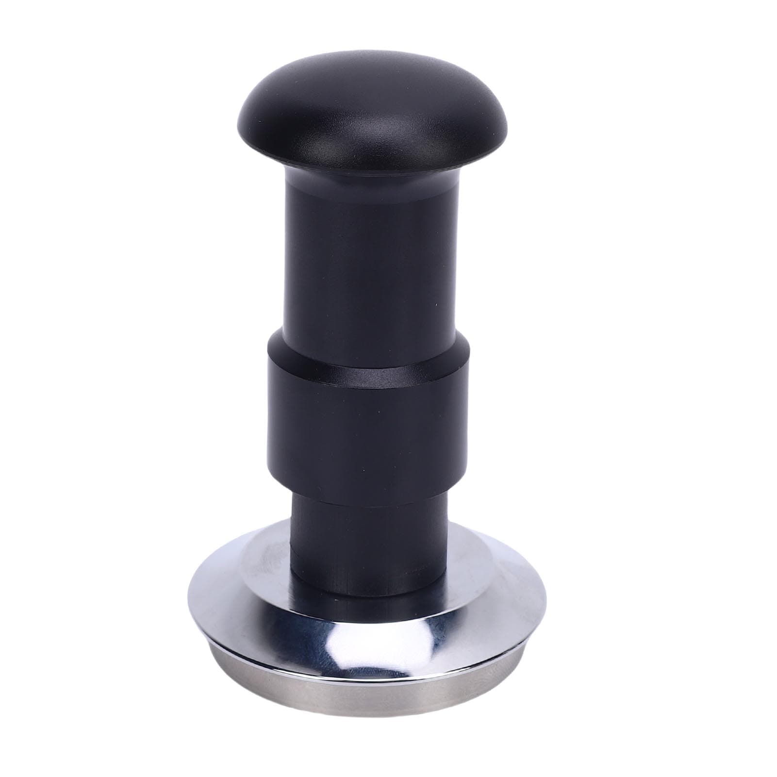 Coffee Hammer Black Threaded Double Spring 30lbs Pressure Stainless Steel Coffee Tamper for Coffee 51MM