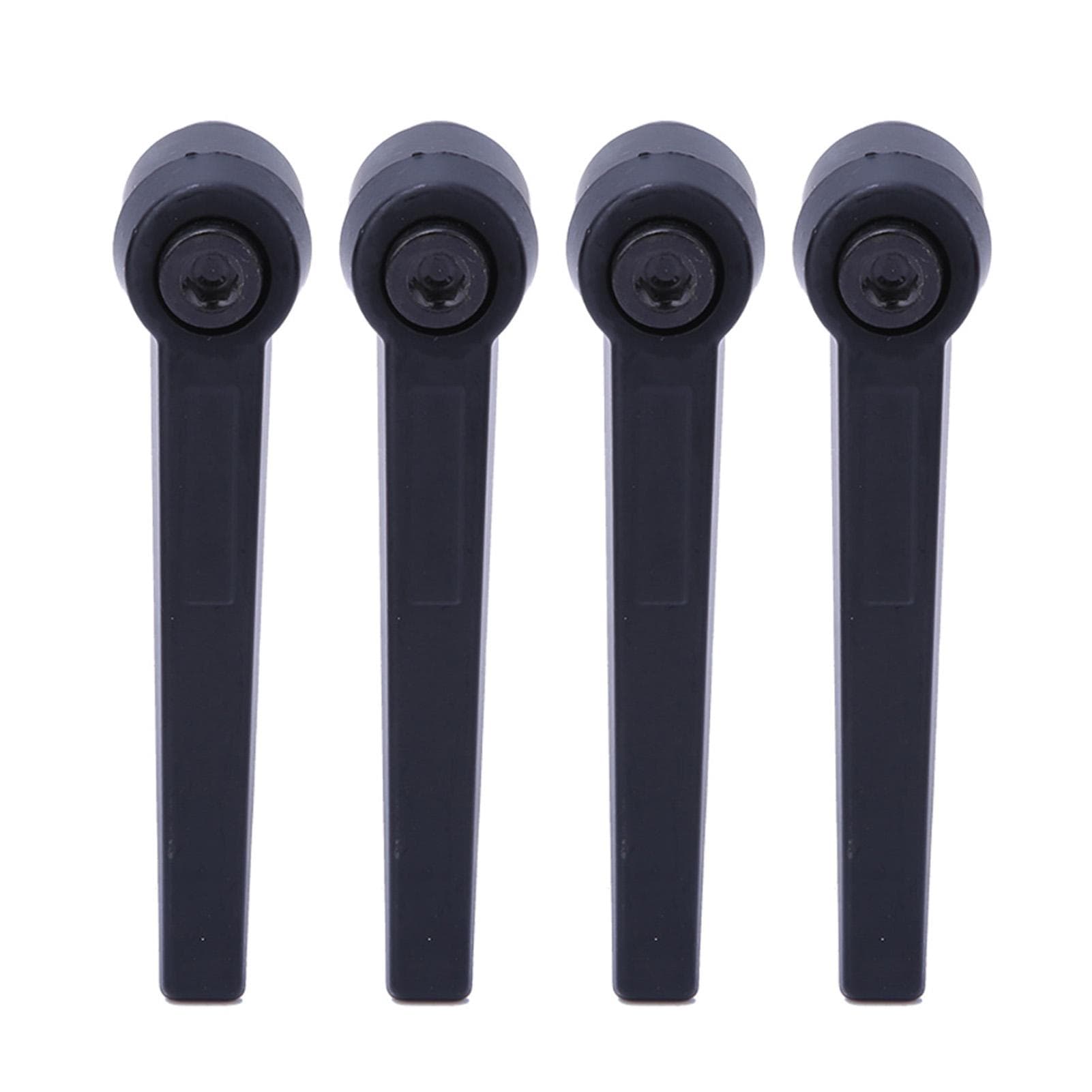 4PCS Metal Machine Knobs Adjustable Fixing Handle M4 Female Thread(50mm)