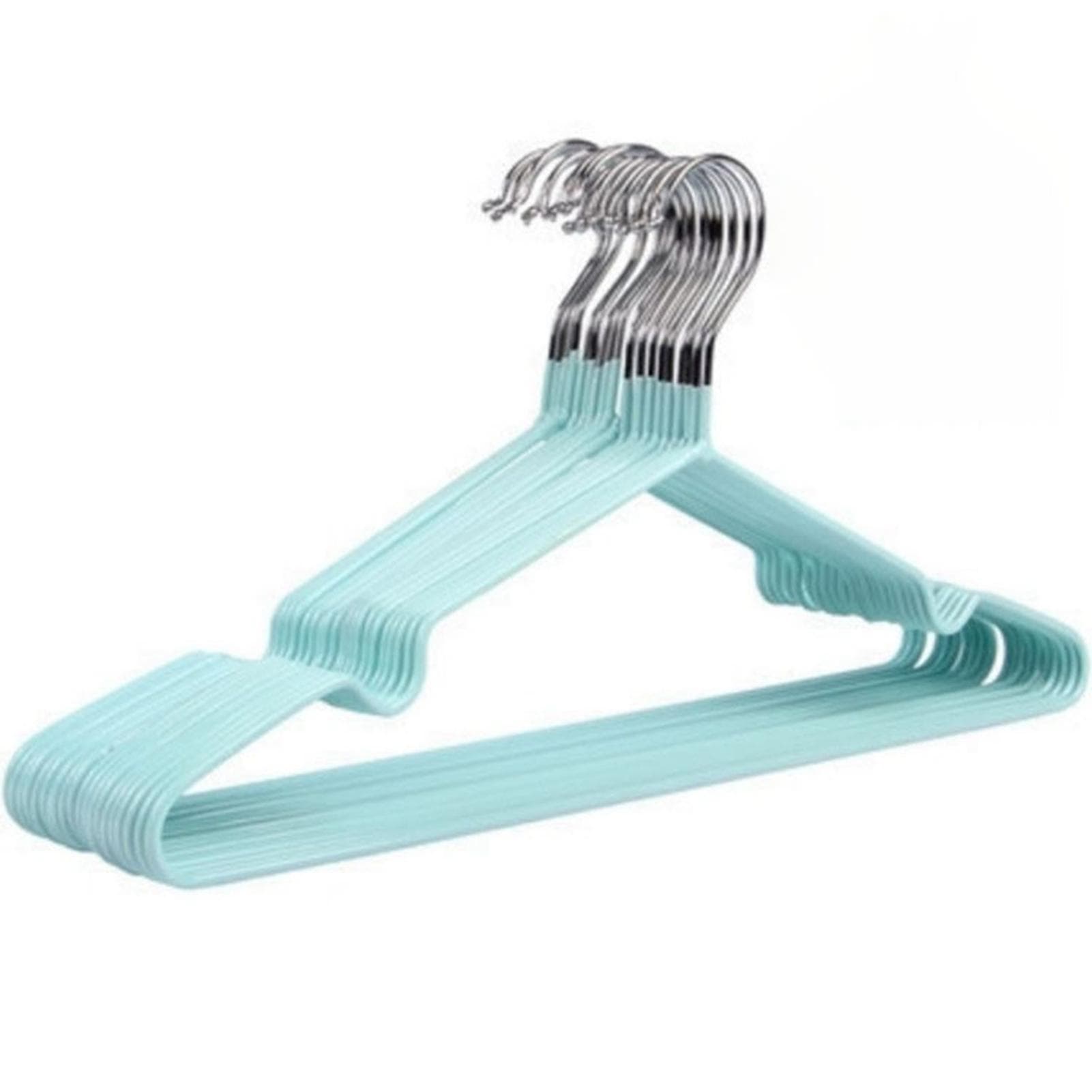 Clothes Hangers Prevent Slip Space Saving Heavy Duty Dry Wet Thick Clothes Hangers for Home green