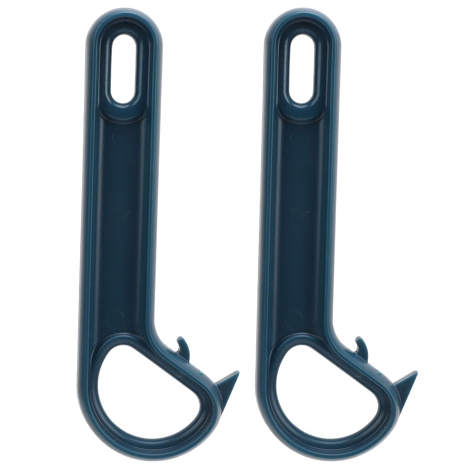 2pcs Easy Open Ring Pull Can Opener Tin Opener Manual Easy Opening for Elderly with Weak Hands Blue blue