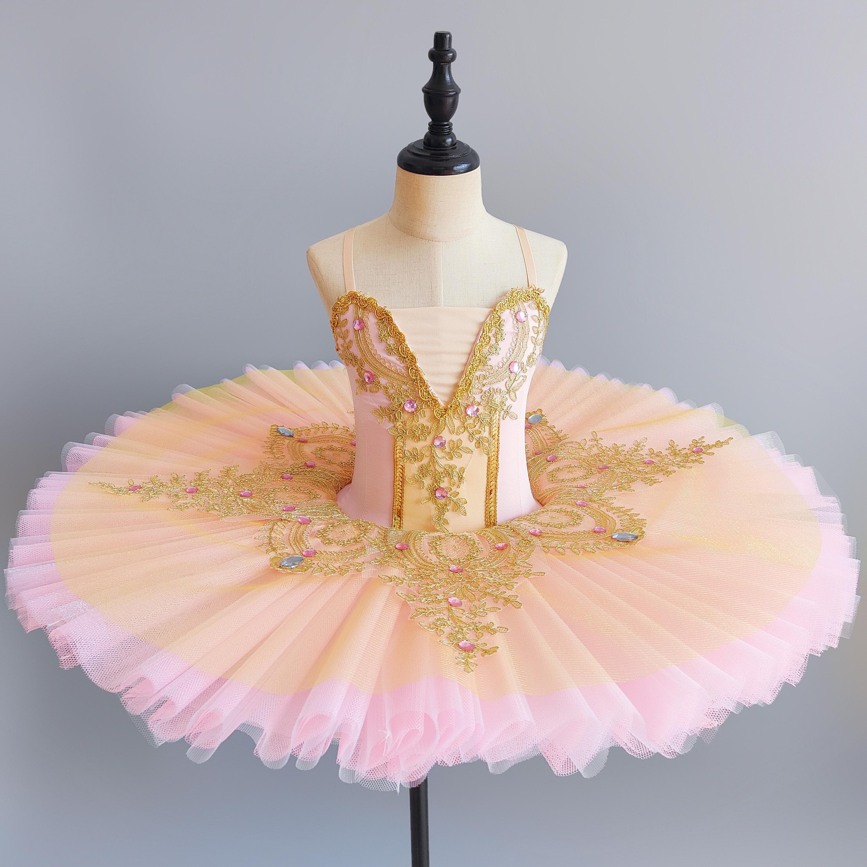 Classic Professional Ballet Tutu Dance Dress Girls Adult Kids Swan Lake Ballerina Party Dance Costume Leotards Ballet Dress 130 CM