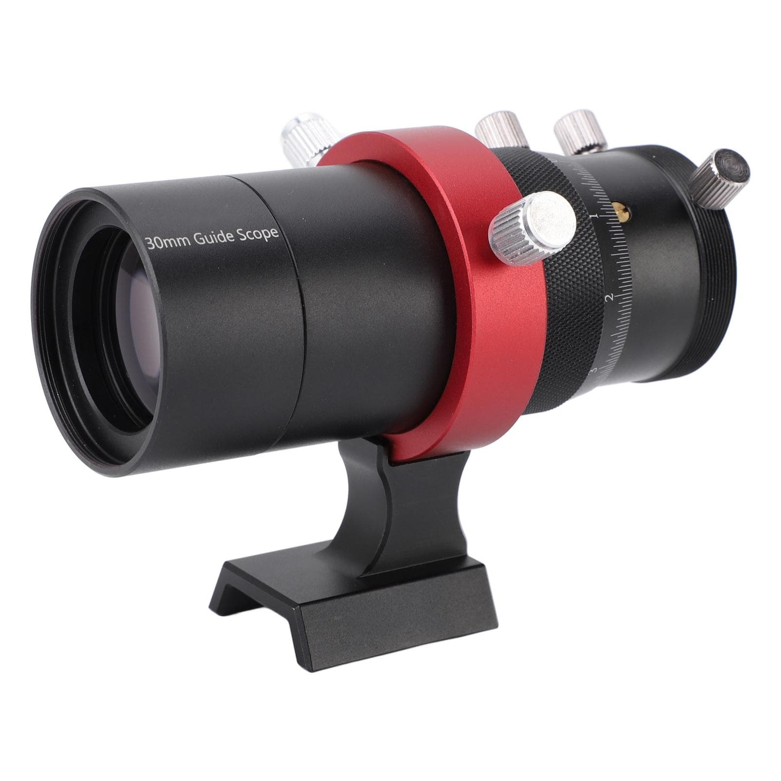 30mm F4 Finder Scope Guide Scope with Double Helical Focuser Adjustable Focus 1.25in M42x0.75 Mount