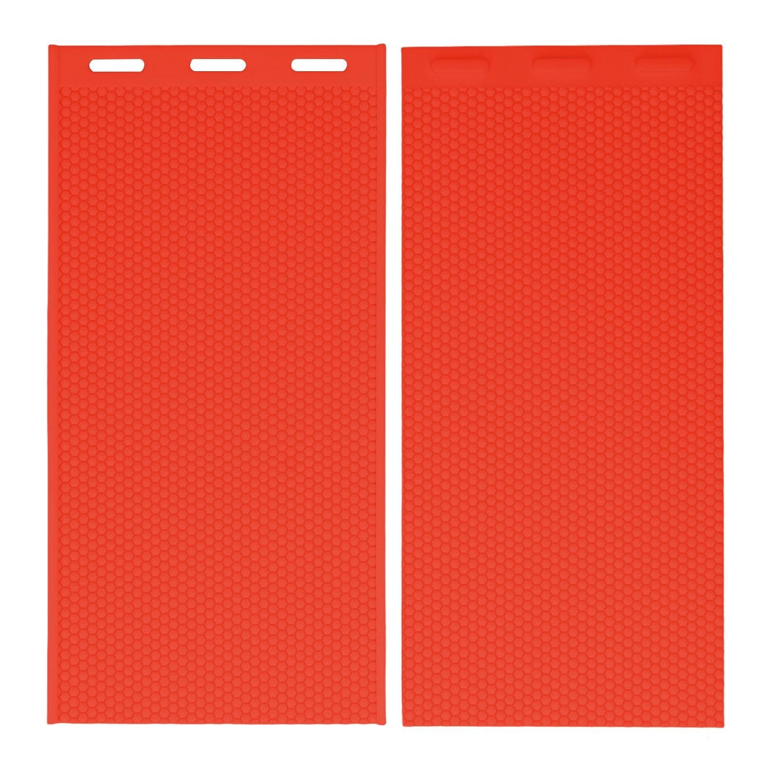 2 PCS 5.4mm Beeswax Foundation Sheets Press Embosser Machine Manual Silicone Beeswax Mold DIY red