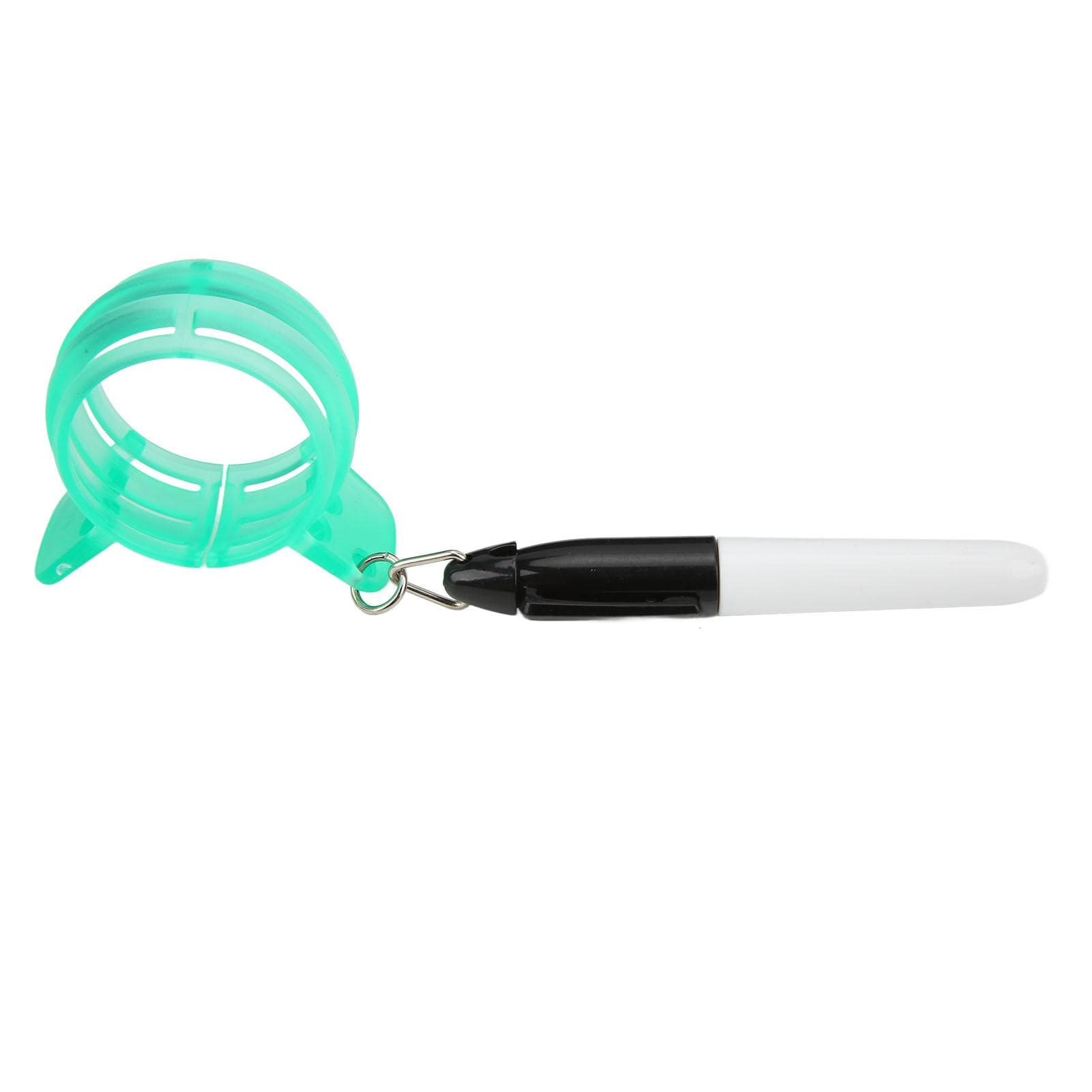 360 degrees Golf Ball Line Marker Plastic Golf Three Line Drawing Device for General PurposeGreen